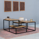 Nova Iron and Wood Coffee Table